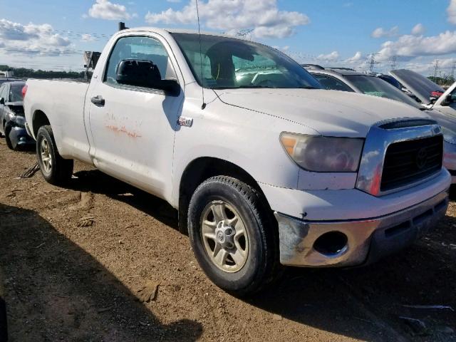 5TFLV52138X067700 - 2008 TOYOTA TUNDRA WHITE photo 1