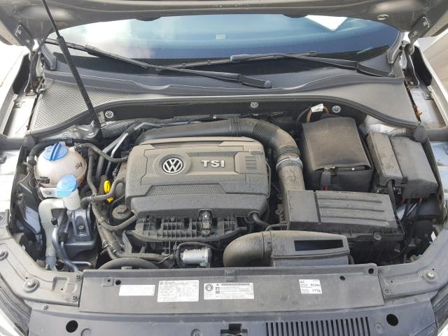 1VWAS7A34EC035143 - 2014 VOLKSWAGEN PASSAT S SILVER photo 7