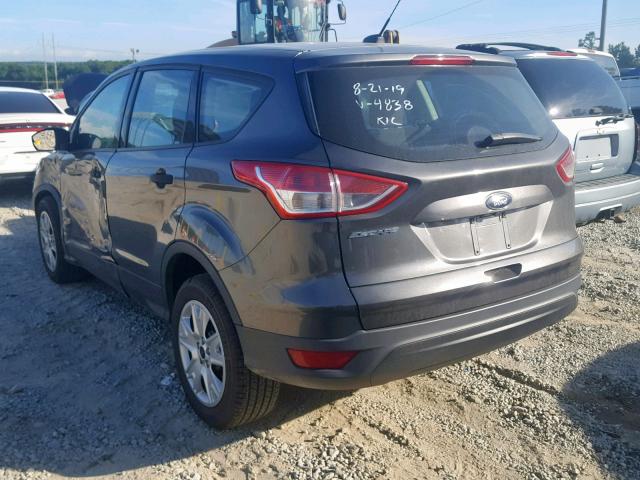 1FMCU0F75FUC54838 - 2015 FORD ESCAPE S GRAY photo 3