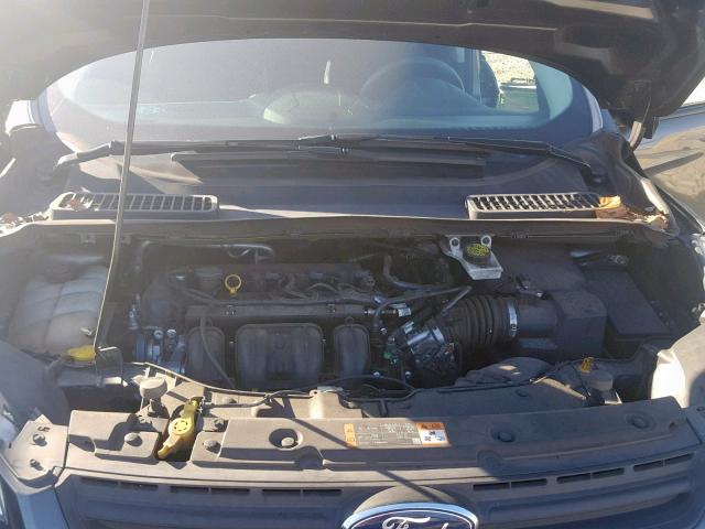 1FMCU0F75FUC54838 - 2015 FORD ESCAPE S GRAY photo 7