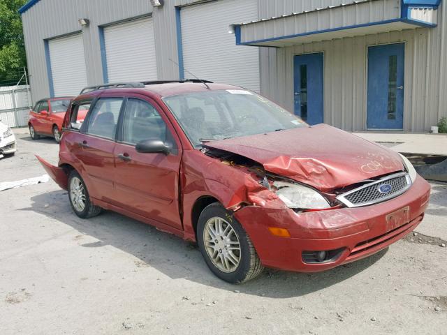 1FAFP36N25W143777 - 2005 FORD FOCUS ZXW RED photo 1