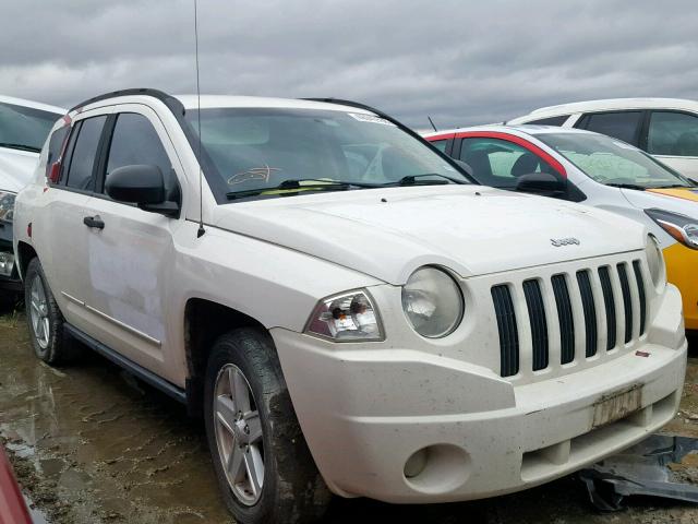 1J8FT47068D691885 - 2008 JEEP COMPASS SP თეთრი ფოტო 1