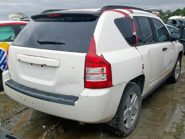 1J8FT47068D691885 - 2008 JEEP COMPASS SP თეთრი ფოტო 4