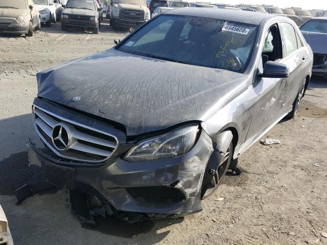 WDDHF5KB6EA817218 - 2014 MERCEDES-BENZ E 350 GRAY photo 2