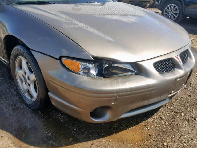 1G2WK52J72F291978 - 2002 PONTIAC GRAND PRIX GRAY photo 9