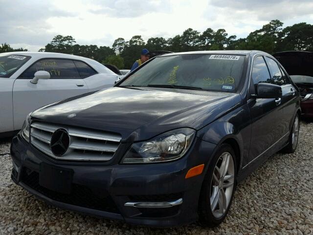 WDDGF4HB9DR273178 - 2013 MERCEDES-BENZ C 250 CHARCOAL photo 2