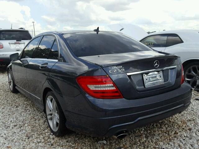 WDDGF4HB9DR273178 - 2013 MERCEDES-BENZ C 250 CHARCOAL photo 3