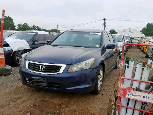 1HGCP26849A168394 - 2009 HONDA ACCORD EXL BLUE photo 2