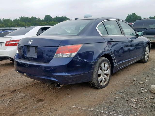 1HGCP26849A168394 - 2009 HONDA ACCORD EXL BLUE photo 4