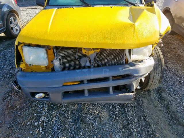 5N1ED28T41C577677 - 2001 NISSAN XTERRA XE YELLOW photo 7