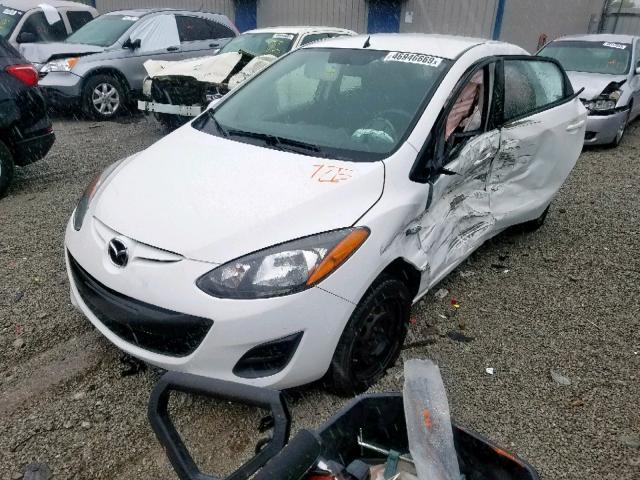 JM1DE1KY6E0174142 - 2014 MAZDA MAZDA2 SPO WHITE photo 2