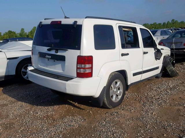 1C4PJLAK4CW201950 - 2012 JEEP LIBERTY SP WHITE photo 4