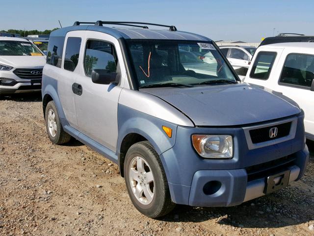 5J6YH17635L000523 - 2005 HONDA ELEMENT EX SILVER photo 1