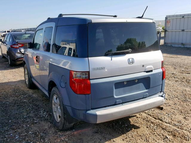 5J6YH17635L000523 - 2005 HONDA ELEMENT EX SILVER photo 3