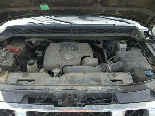 1N6BA0EK8CN326858 - 2012 NISSAN TITAN S GRAY photo 7