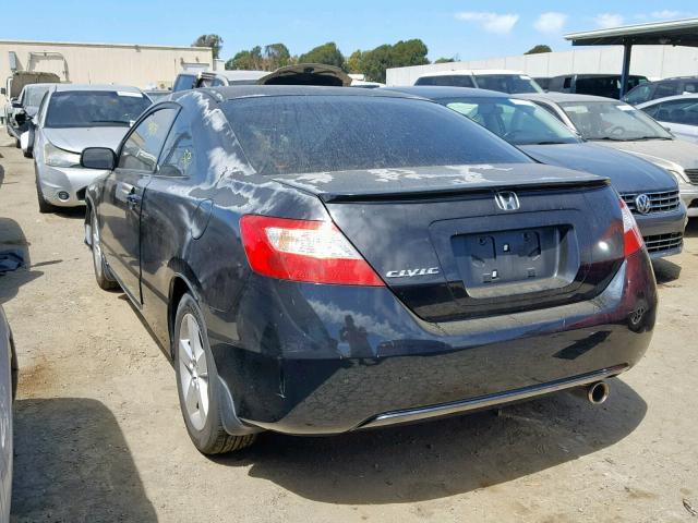 2HGFG12988H577326 - 2008 HONDA CIVIC EXL 黑色 照片 3