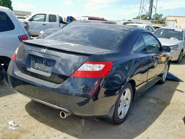 2HGFG12988H577326 - 2008 HONDA CIVIC EXL 黑色 照片 4