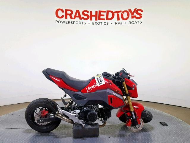 MLHJC7552J5000513 - 2018 HONDA GROM 125 RED photo 1