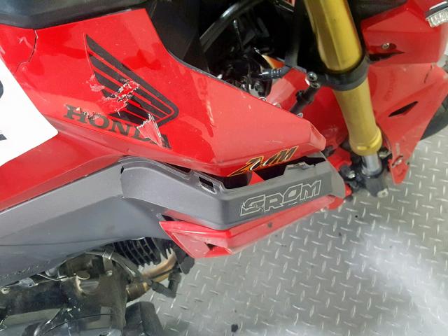 MLHJC7552J5000513 - 2018 HONDA GROM 125 RED photo 17