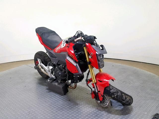 MLHJC7552J5000513 - 2018 HONDA GROM 125 RED photo 2