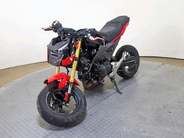 MLHJC7552J5000513 - 2018 HONDA GROM 125 RED photo 4