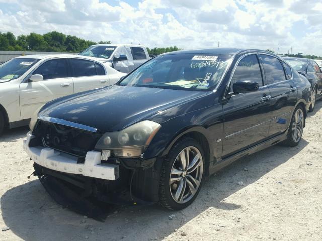 JNKAY01E98M602731 - 2008 INFINITI M35 BASE BLACK photo 2