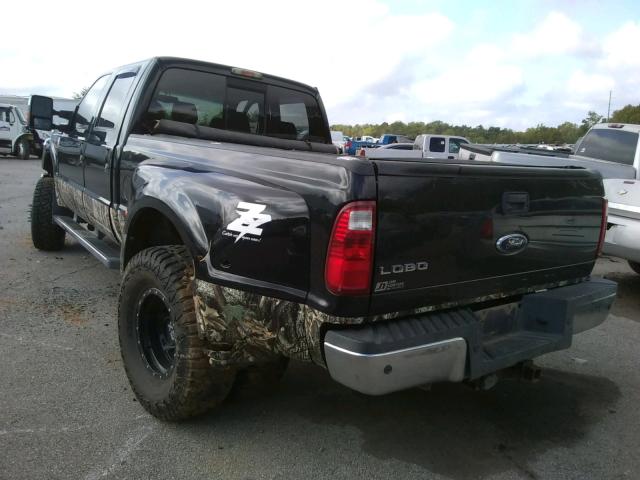 1FTWW3DR5AEA09719 - 2010 FORD F350 SUPER BLACK photo 3