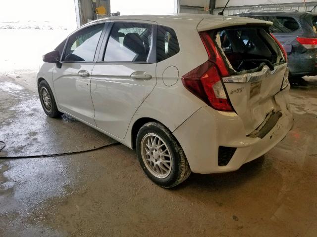 3HGGK5H81FM784390 - 2015 HONDA FIT EX WHITE photo 3