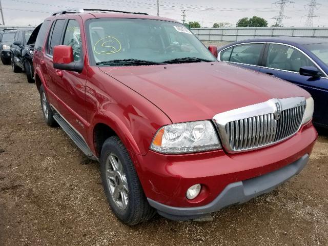5LMEU88H35ZJ30689 - 2005 LINCOLN AVIATOR 红色 照片 1