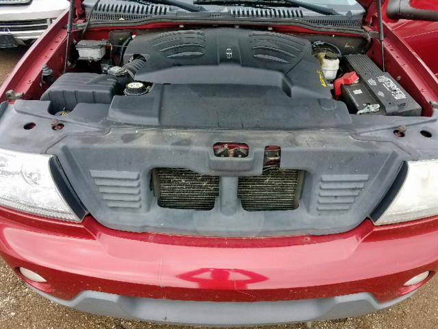 5LMEU88H35ZJ30689 - 2005 LINCOLN AVIATOR 红色 照片 7