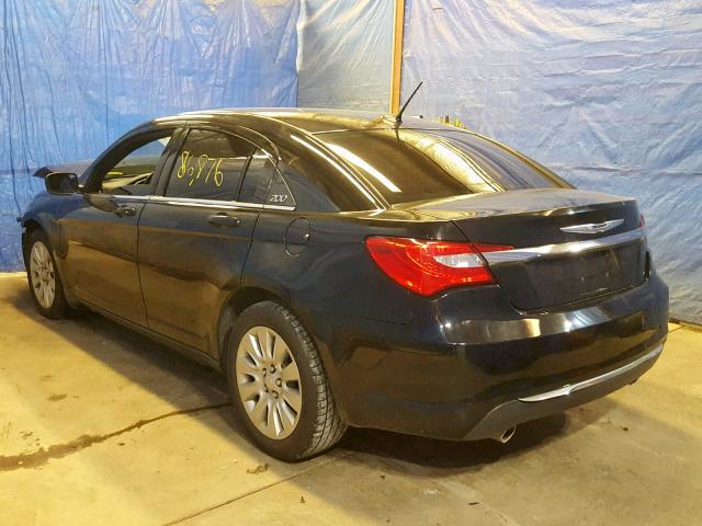 1C3CCBAG3DN767494 - 2013 CHRYSLER 200 LX BLACK photo 3