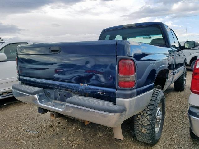 3B7KF23611G227889 - 2001 DODGE RAM 2500 BLUE photo 4