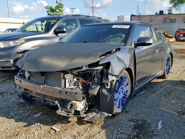 JTKJF5C76E3078869 - 2014 TOYOTA SCION TC ნაცრისფერი ფოტო 2