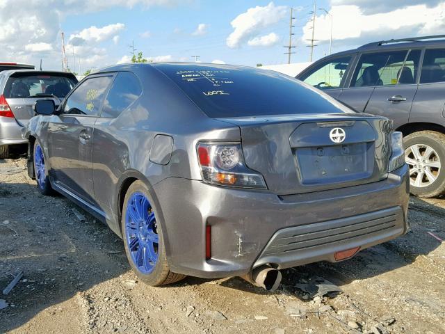 JTKJF5C76E3078869 - 2014 TOYOTA SCION TC ნაცრისფერი ფოტო 3