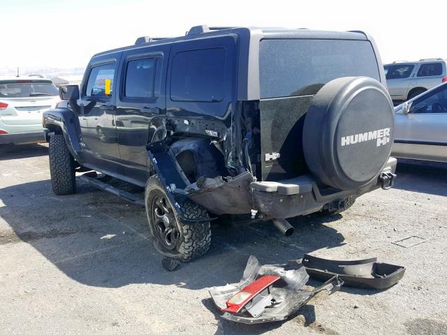 5GTDN136168108770 - 2006 HUMMER H3 BLACK photo 3