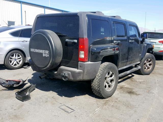 5GTDN136168108770 - 2006 HUMMER H3 BLACK photo 4