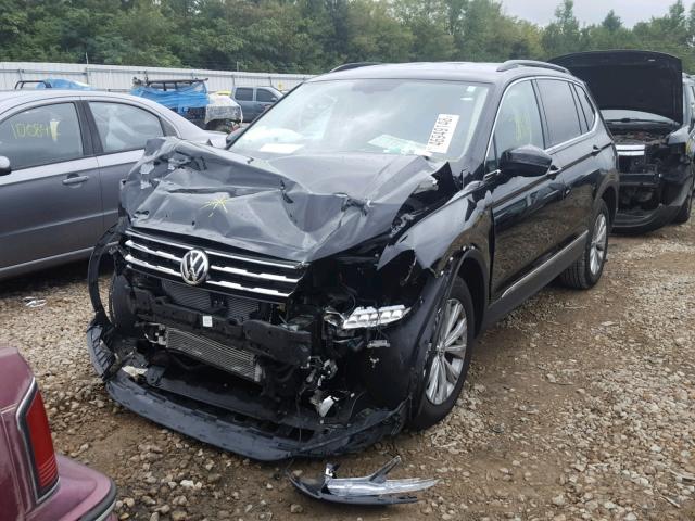 3VV3B7AX2JM062222 - 2018 VOLKSWAGEN TIGUAN SE BLACK photo 2