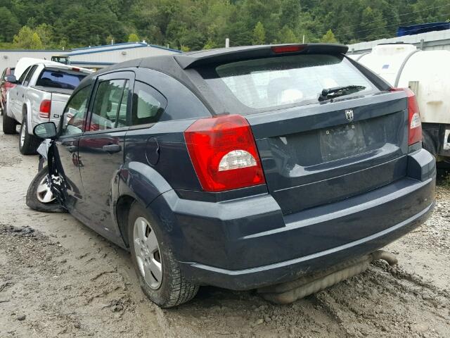 1B3HB28BX8D502017 - 2008 DODGE CALIBER BLUE photo 3