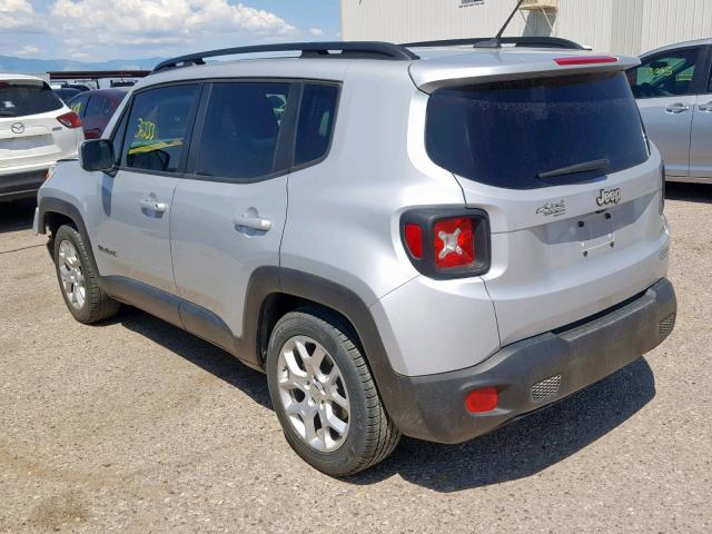 ZACCJABT6FPC20690 - 2015 JEEP RENEGADE L SILVER photo 3