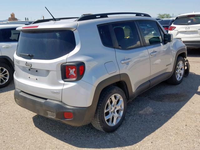 ZACCJABT6FPC20690 - 2015 JEEP RENEGADE L SILVER photo 4