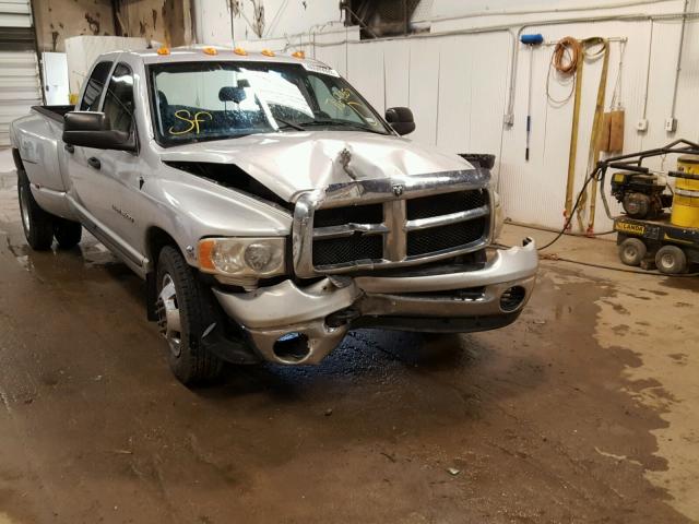 3D7MR48C75G769357 - 2005 DODGE RAM 3500 S SILVER photo 9