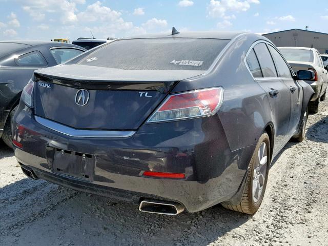 19UUA8F59CA017055 - 2012 ACURA TL CHARCOAL photo 4