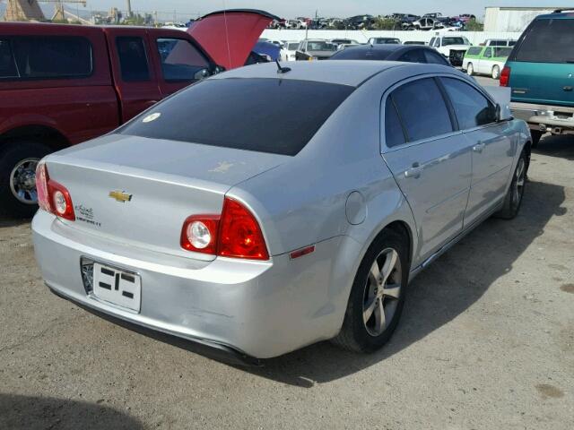 1G1ZC5E17BF113739 - 2011 CHEVROLET MALIBU 1LT SILVER photo 4