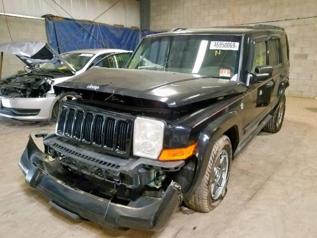 1J8HG48NX6C229193 - 2006 JEEP COMMANDER 黑色 照片 2