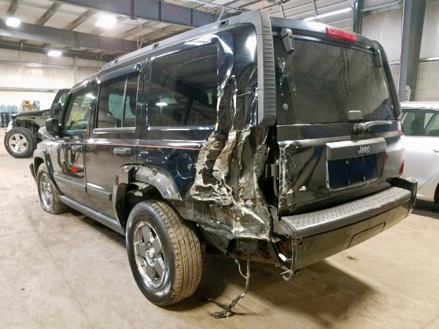1J8HG48NX6C229193 - 2006 JEEP COMMANDER 黑色 照片 3