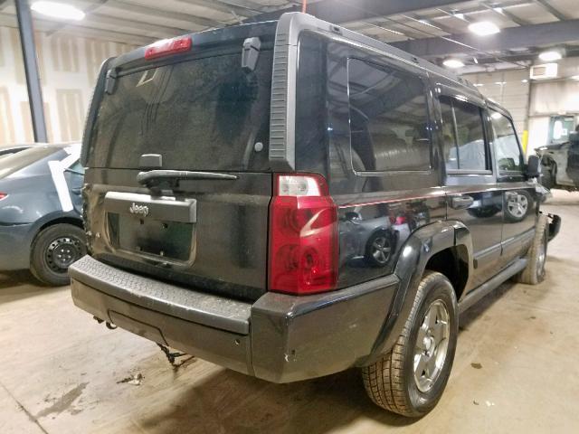 1J8HG48NX6C229193 - 2006 JEEP COMMANDER 黑色 照片 4