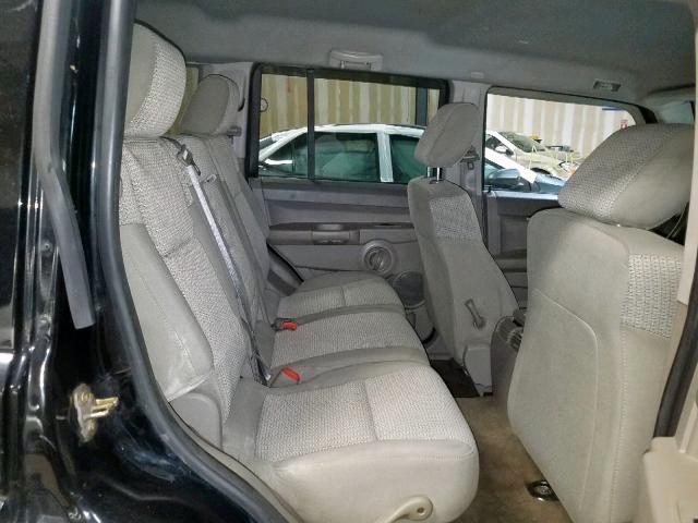 1J8HG48NX6C229193 - 2006 JEEP COMMANDER 黑色 照片 6