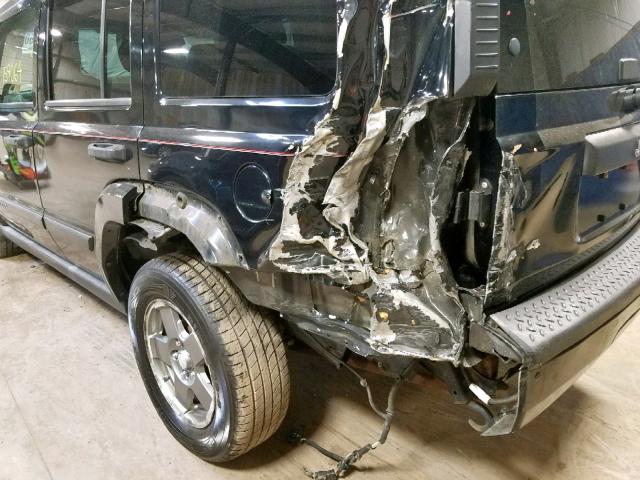 1J8HG48NX6C229193 - 2006 JEEP COMMANDER 黑色 照片 9