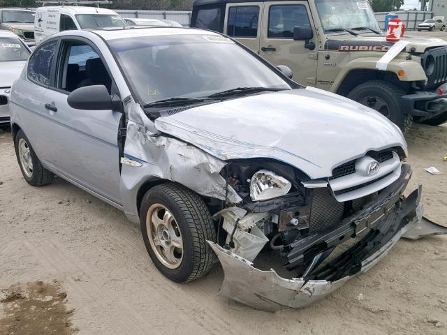 KMHCM36C37U001646 - 2007 HYUNDAI ACCENT GS SILVER photo 1