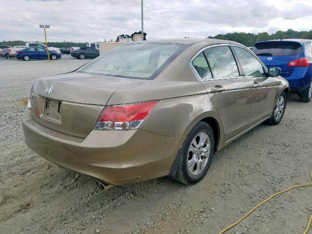 1HGCP26499A184331 - 2009 HONDA ACCORD LXP GOLD photo 4